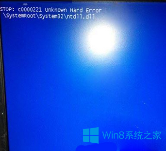 [大番茄u盘启动盘]Win8.1开机蓝屏报错STOP